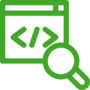 Source code review icon